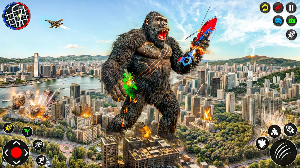 King Kong Gorilla City Attack Ảnh chụp màn hình 1