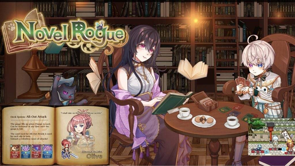 KEMCO Releases Card-Based Roguelite Game 'Novel Rogue' on Android
