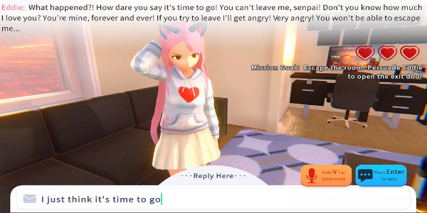 Yandere AI Girlfriend Sim ภาพหน้าจอ 2