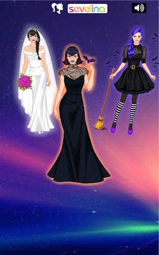 Sweet Vampire Wedding dress up スクリーンショット 1