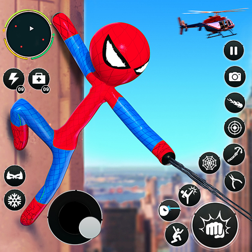 Spider Rope Hero Fighting Game