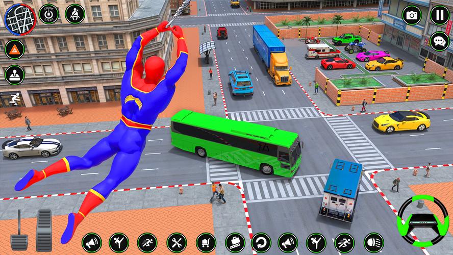 Spider Rope Hero Tangkapan skrin 4