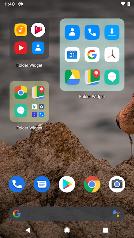 Folder Widget Mod Capture d'écran 2