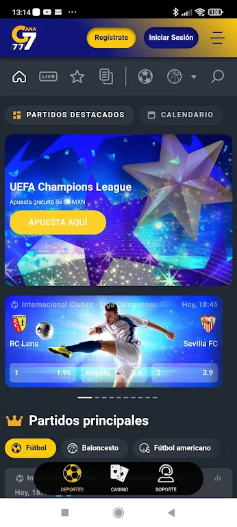 Gana777 Apuestas y Casino Captura de tela 3