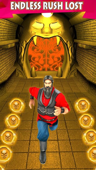 Lost Temple Castle Frozen Run Mod Captura de pantalla 1