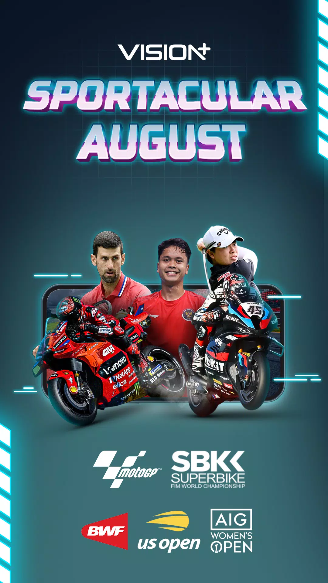 Vision+: Live, Sports & Series Captura de tela 2