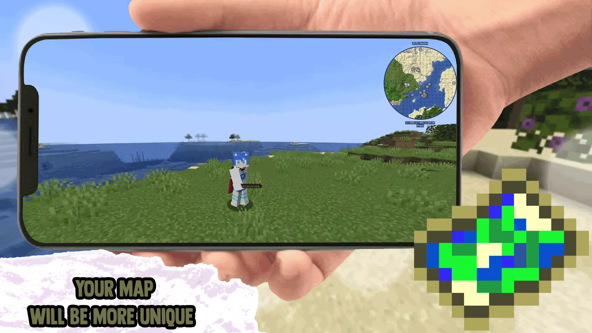 Minimap Mod Addons for MCPE Capture d'écran 3