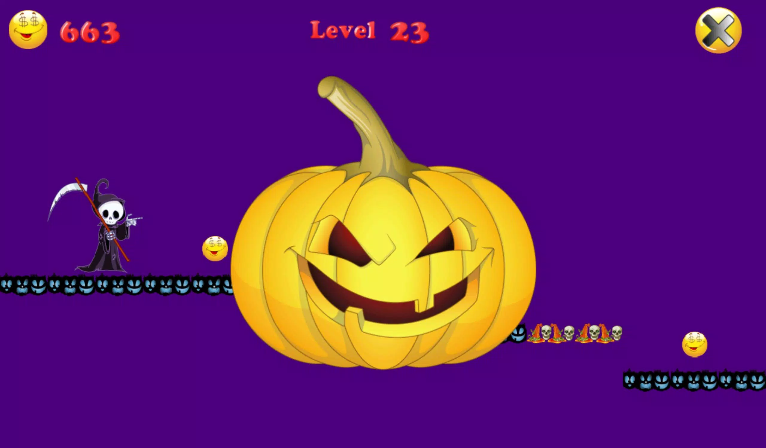 Halloween Pumpkin Adventure Captura de tela 2
