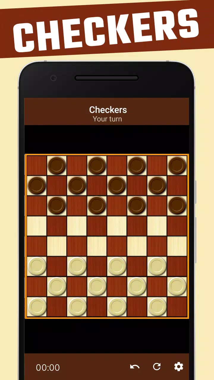 Damas - checkers Tangkapan skrin 1