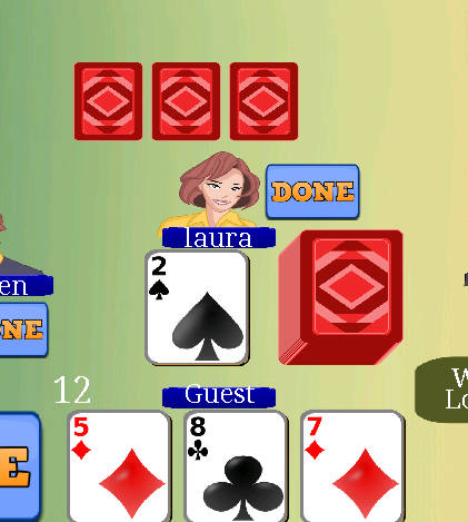 Schermata thirty one - 31 card game by makeup games 3