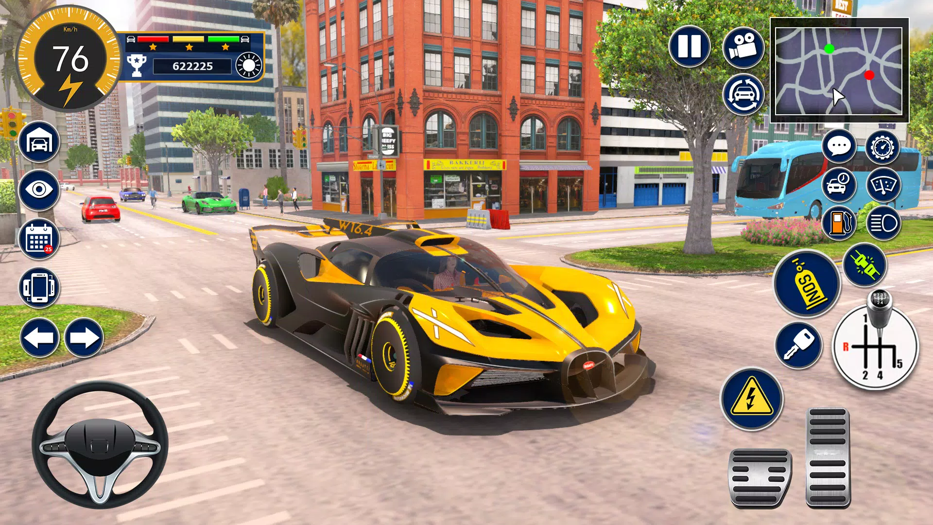 Bugatti Game Car Simulator 3D 스크린샷 2