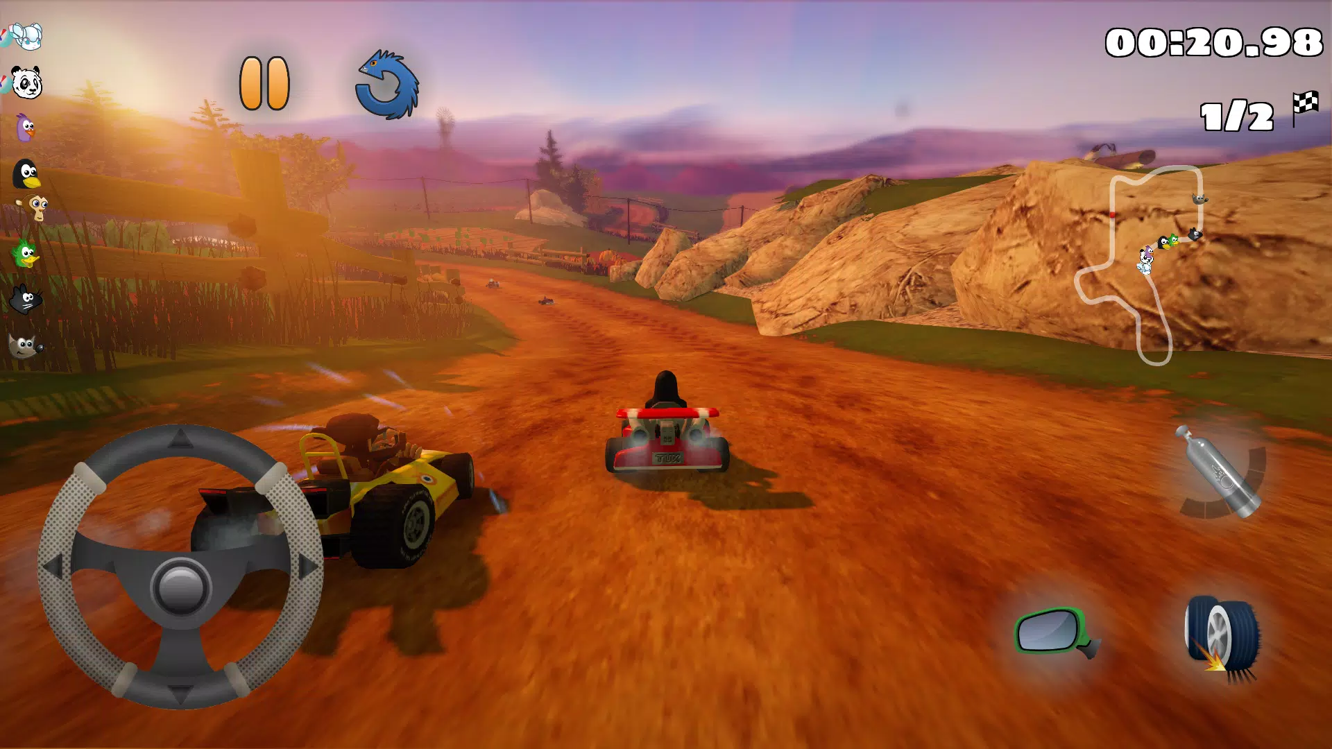 Schermata SuperTuxKart Beta 1
