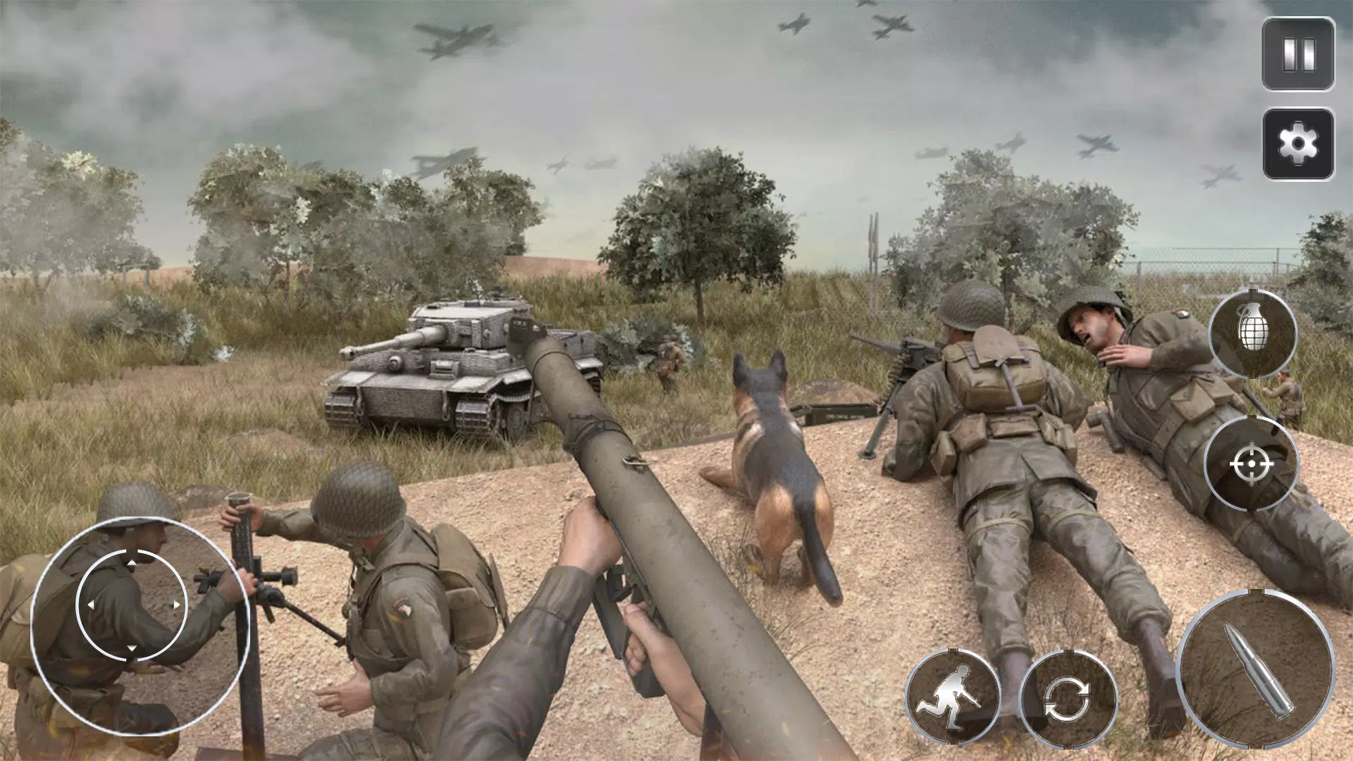 Llamada De Coraje:WW2 Disparar Captura de pantalla 4