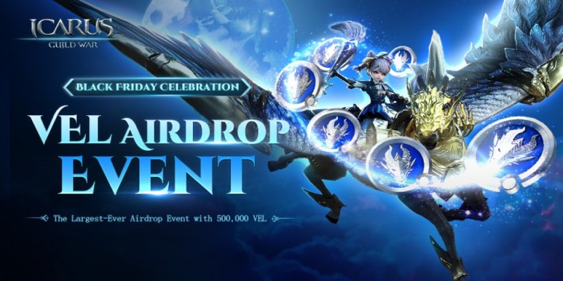 Icarus M Guild War AirDrop Bonança para a Black Friday