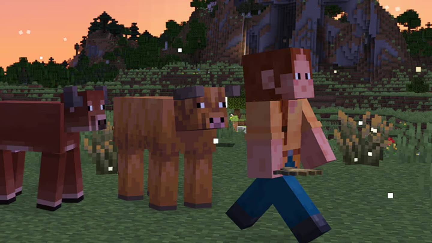 Minecraft揭露了沉浸性自然更新中的自適應母牛