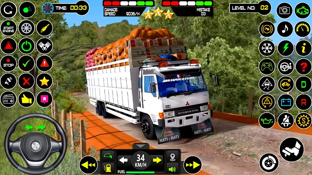 US Mud Truck Transport Game 3D Tangkapan skrin 4