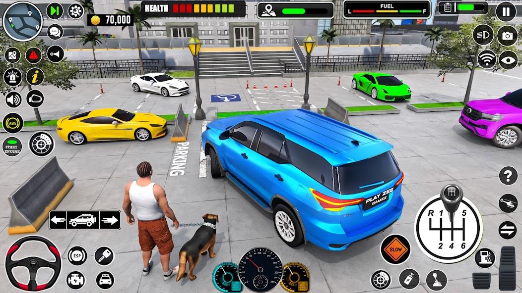 Parking Car Driving School Sim Mod Zrzut ekranu 1