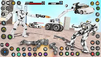 Robot Truck Car Transform Game Скриншот 2