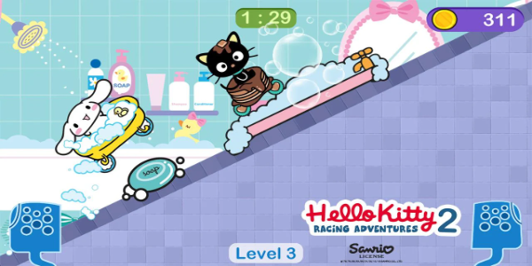 Hello Kitty games - car game 스크린샷 2