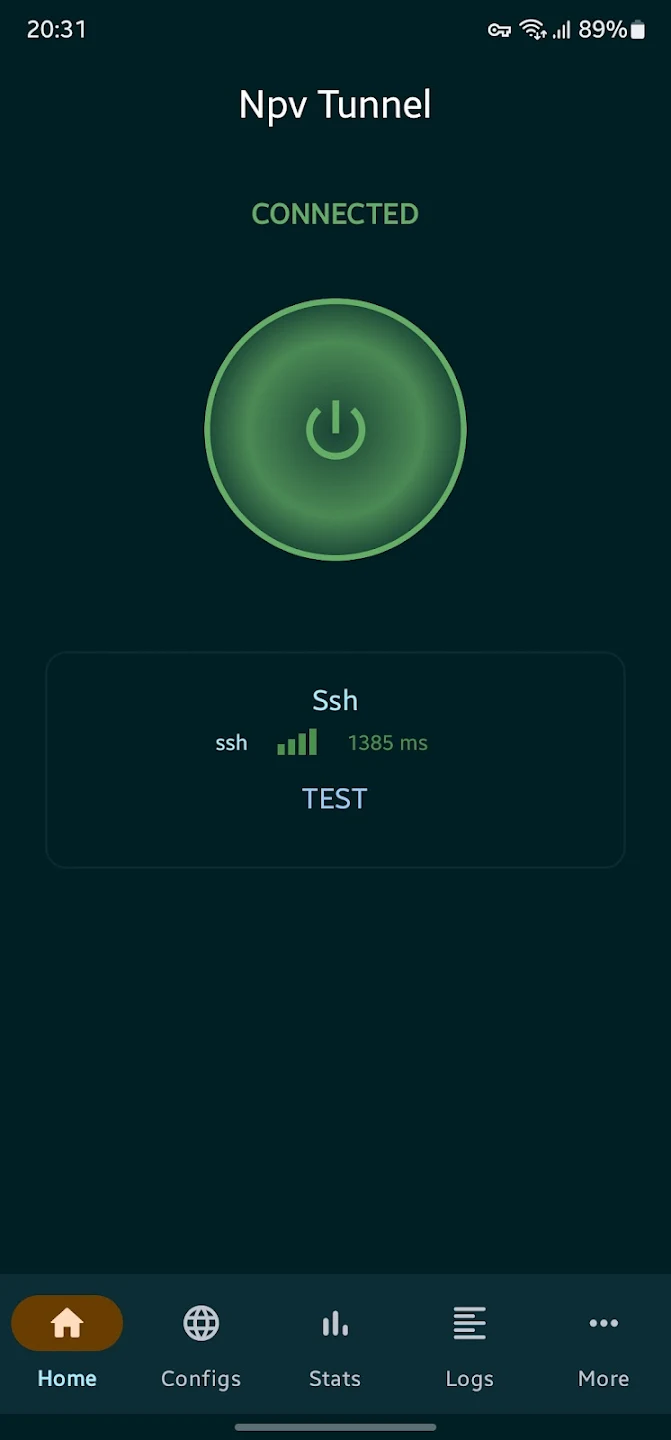 Npv Tunnel V2ray/Psiphon/SSH Captura de pantalla 1