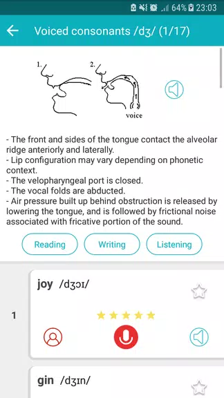Speak English Pronunciation Capture d'écran 3