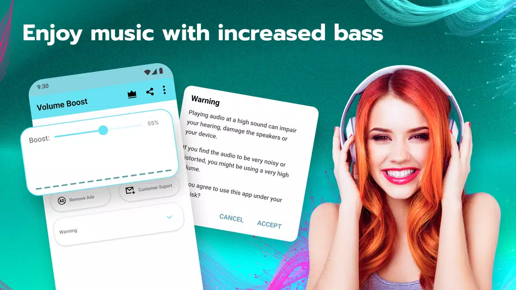Volume Booster for Android स्क्रीनशॉट 2