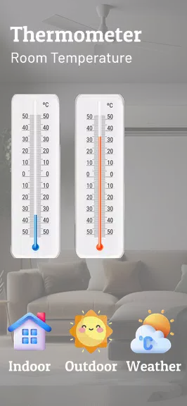 Thermometer Room Temperature ဖန်သားပြင်ဓာတ်ပုံ 2