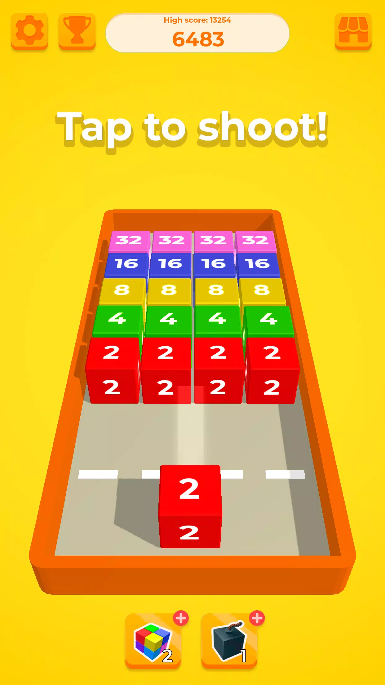 チェーンキューブ：2048 3Dマージゲーム スクリーンショット 3