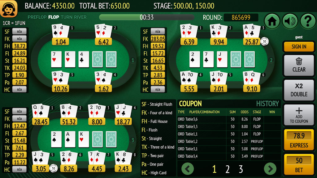 Bet on Poker應用截圖第2張
