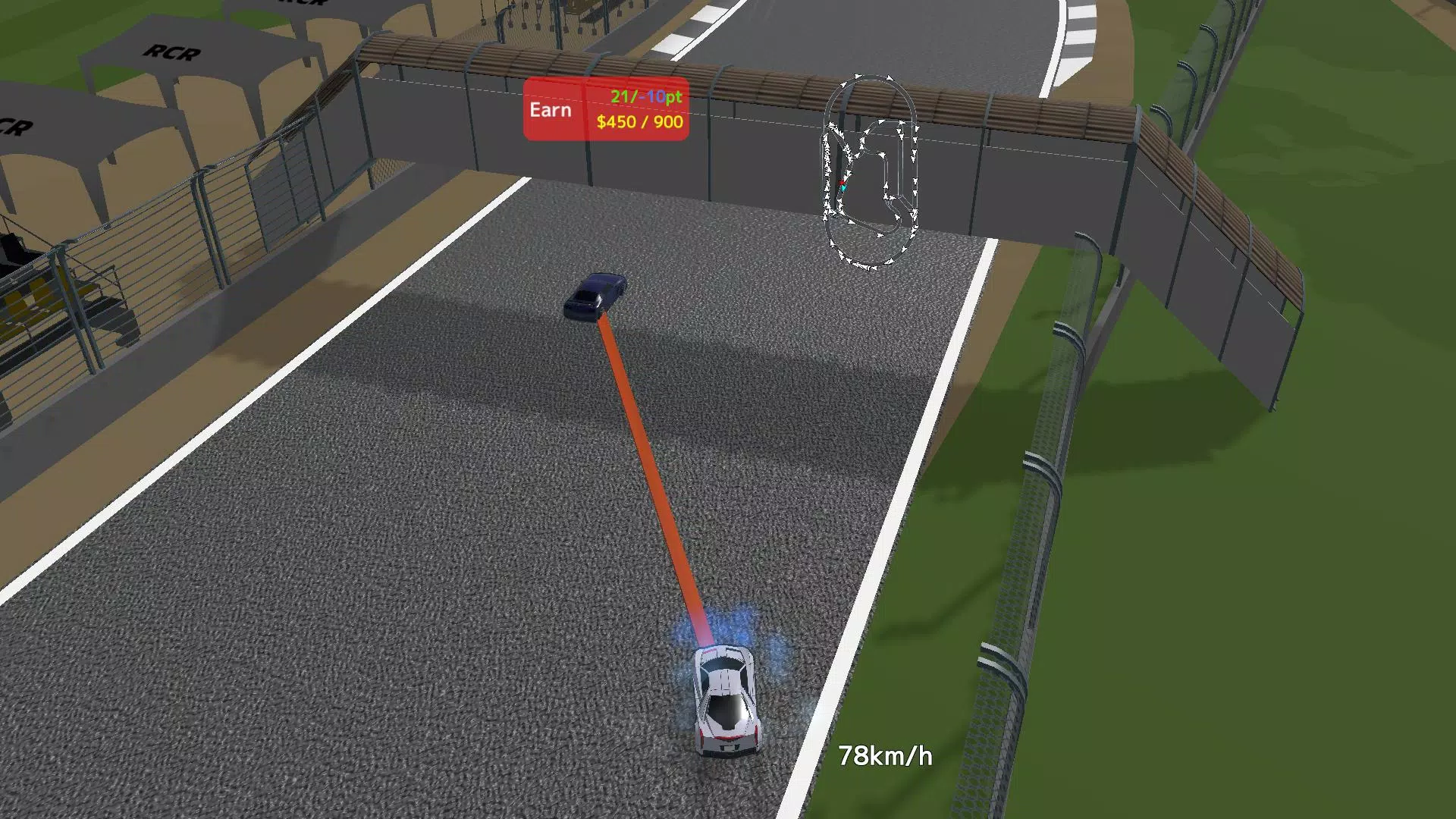 Schermata Side by Side Racing Turbo 3