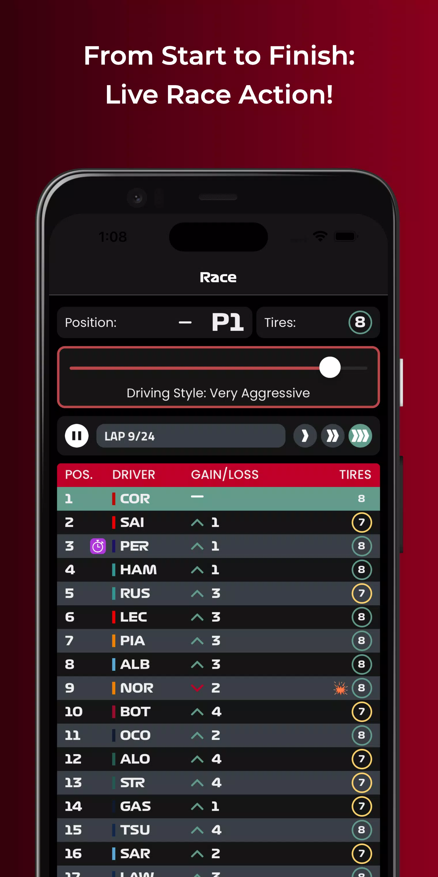 Motorsport Racer Career Game應用截圖第2張