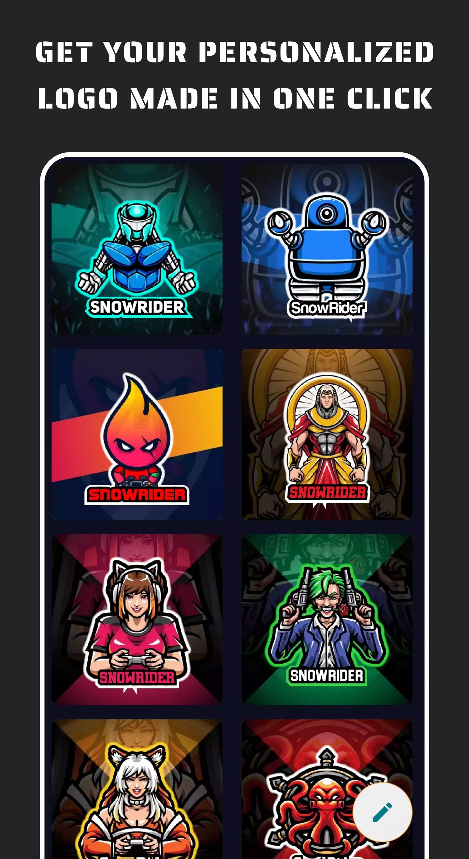 Esportify: Gaming Logo Maker Скриншот 1