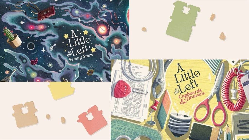 A Little to the Left Launches Cupboards & Drawers, Seeing Stars DLCs