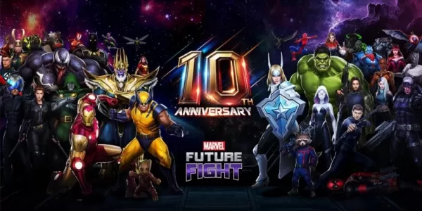 Marvel Future Fight: 10-летний праздник с новыми мероприятиями и бонусами в входе в систему