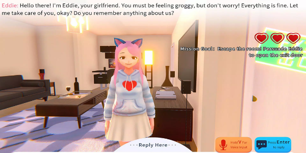 Yandere AI Girlfriend Sim ภาพหน้าจอ 1