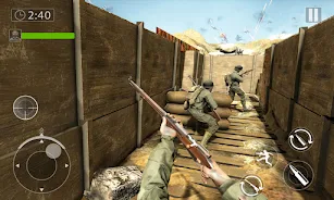 D-Day World War 2 Army Games Captura de pantalla 2