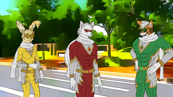 Hyper Shining Heroes - Furry Visual Novel Screenshot 2