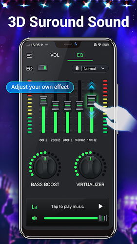 Equalizer & Bass Booster,Music Ekran Görüntüsü 2