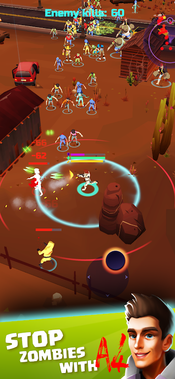 A4 vs Zombies - ZomBattle Screenshot 3