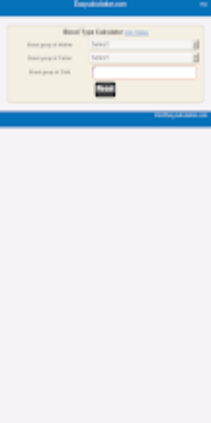 Blood Type Calculator Capture d'écran 2