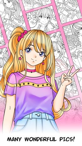 Anime Games Coloring Book Screenshot 2