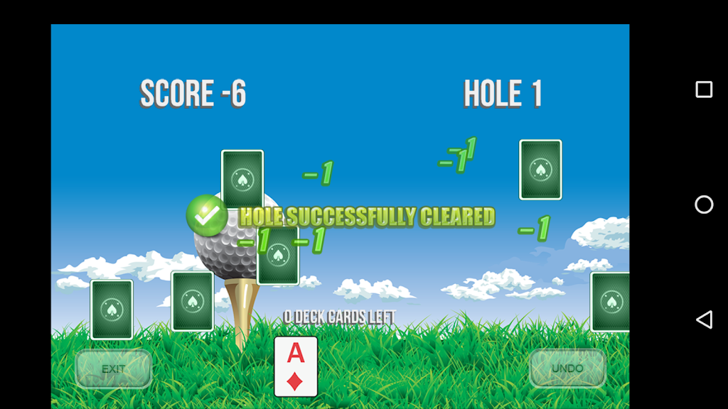 Golf Solitaire 18應用截圖第3張