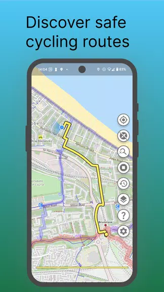 World Bike Map: GPS Navigation Capture d'écran 1
