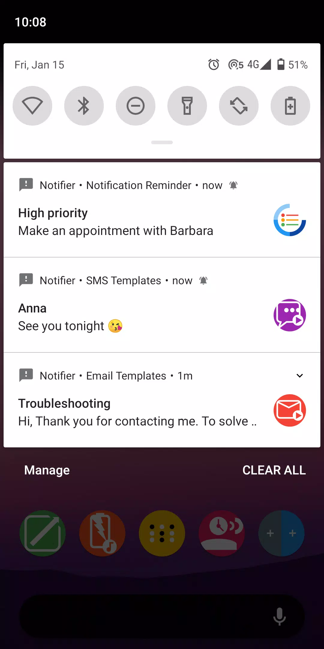 Fake Notifications स्क्रीनशॉट 2