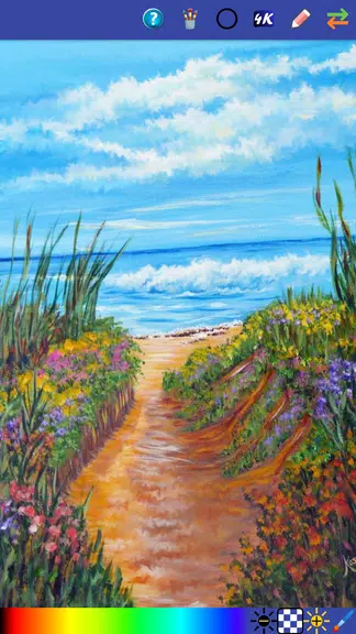 Watercolor Paint ဖန်သားပြင်ဓာတ်ပုံ 2