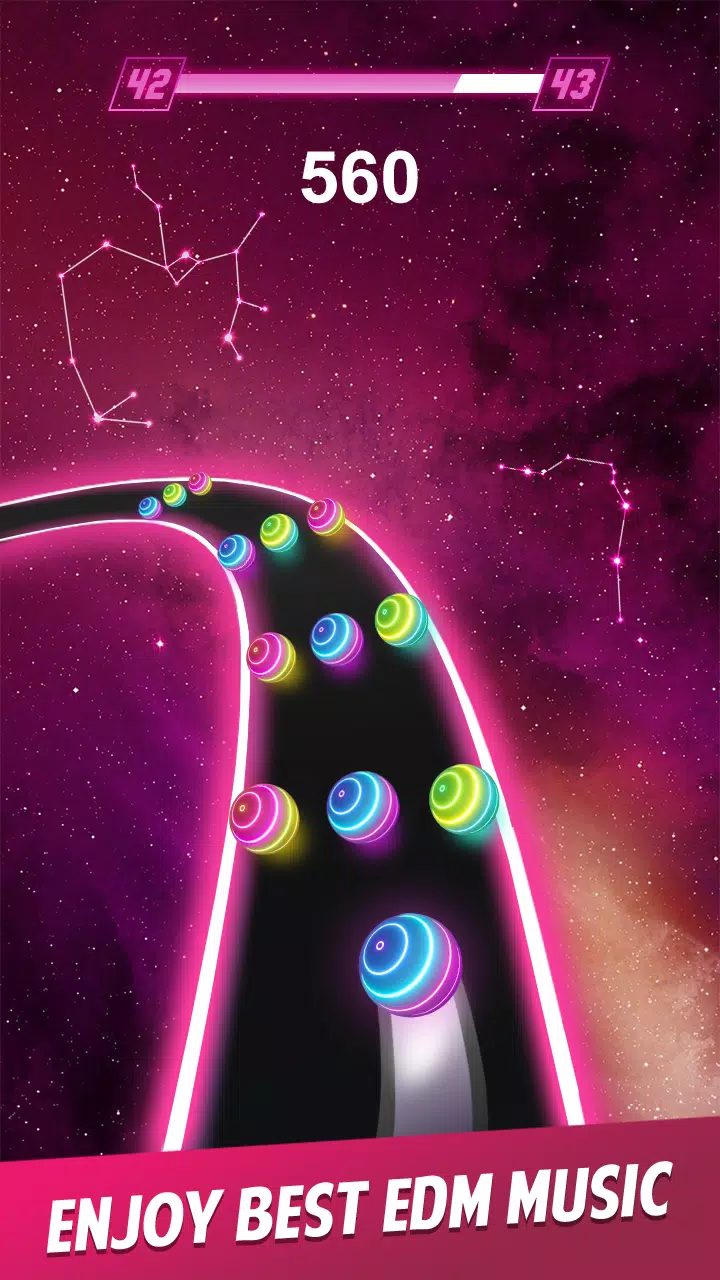 Dancing Ball Color Rush Game Screenshot 3