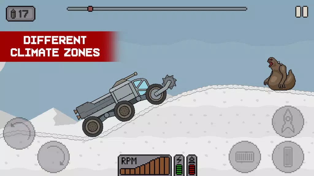 Death Rover: Space Zombie Race ဖန်သားပြင်ဓာတ်ပုံ 3