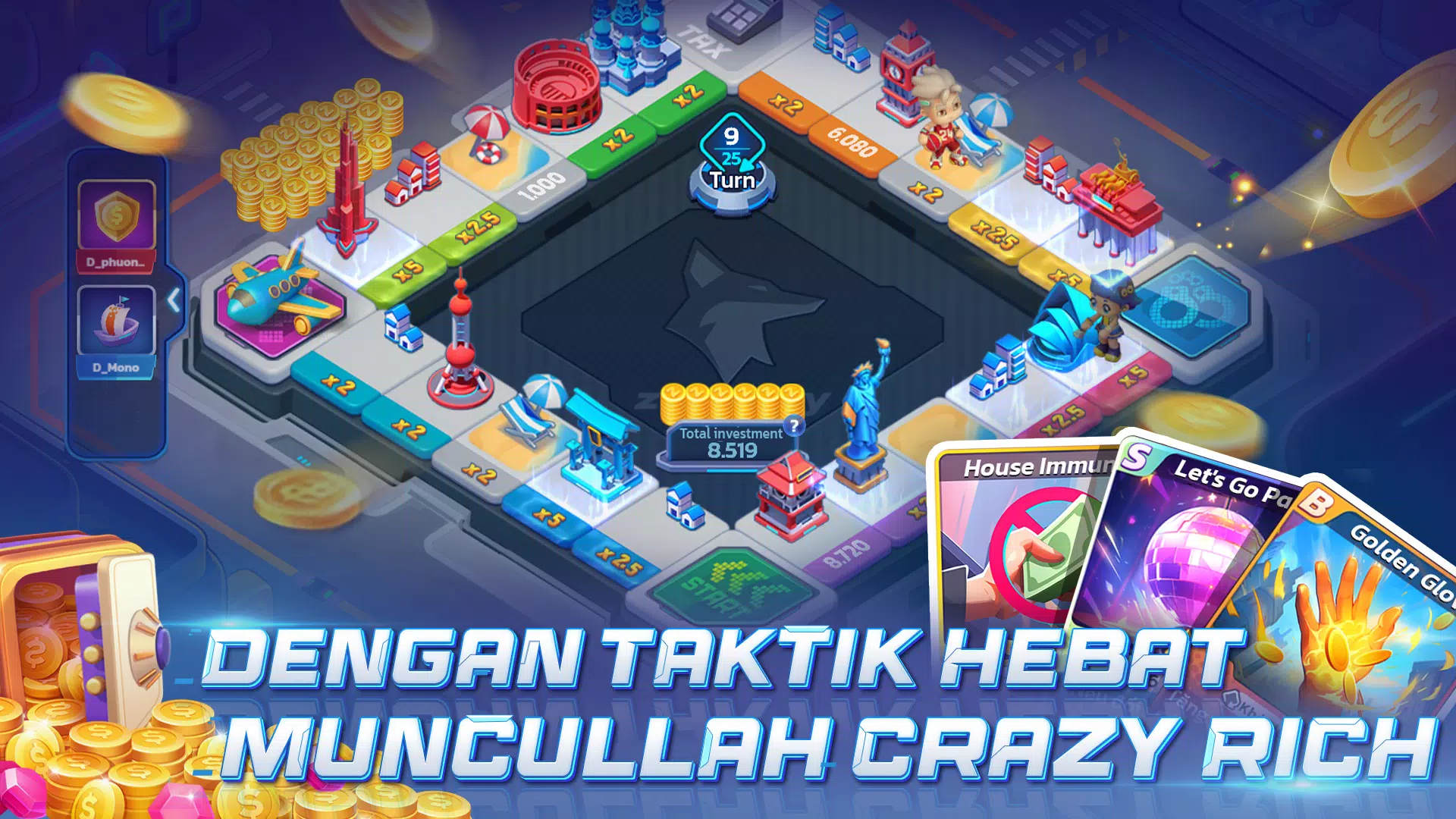 Monopoli Pro ZingPlay Tangkapan skrin 1