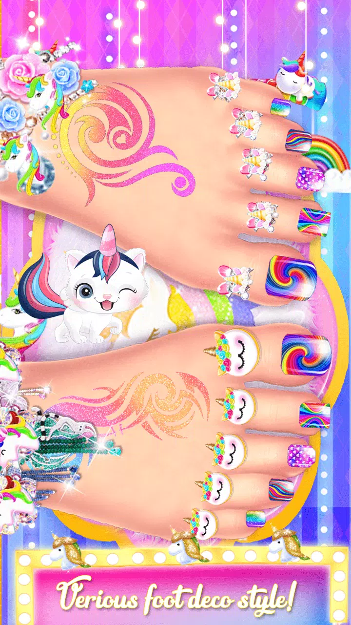 Unicorn Acrylic Nails Makeover應用截圖第3張