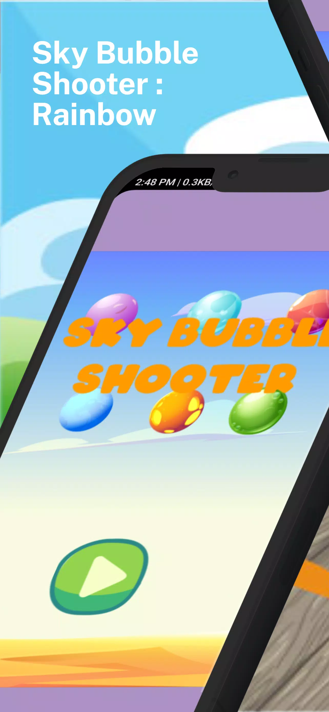 Sky Bubble Shooter : Rainbow স্ক্রিনশট 1